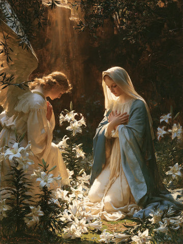 The Annunciation - The Annunciation in the Garden · Portrait n° 12