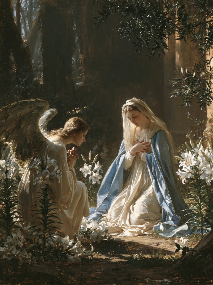 The Annunciation - The Annunciation in the Garden · Portrait n° 16