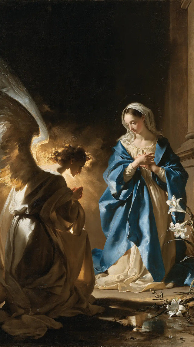 The Annunciation - Black and Gold · Portrait n° 8