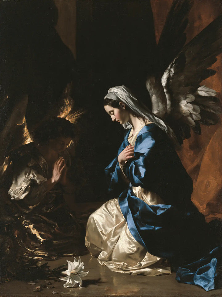 The Annunciation - Black and Gold · Portrait n° 13