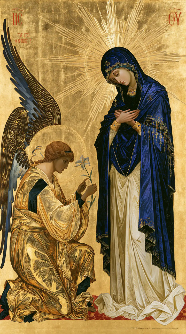 The Annunciation - Contemporary Byzantine · Portrait n° 1