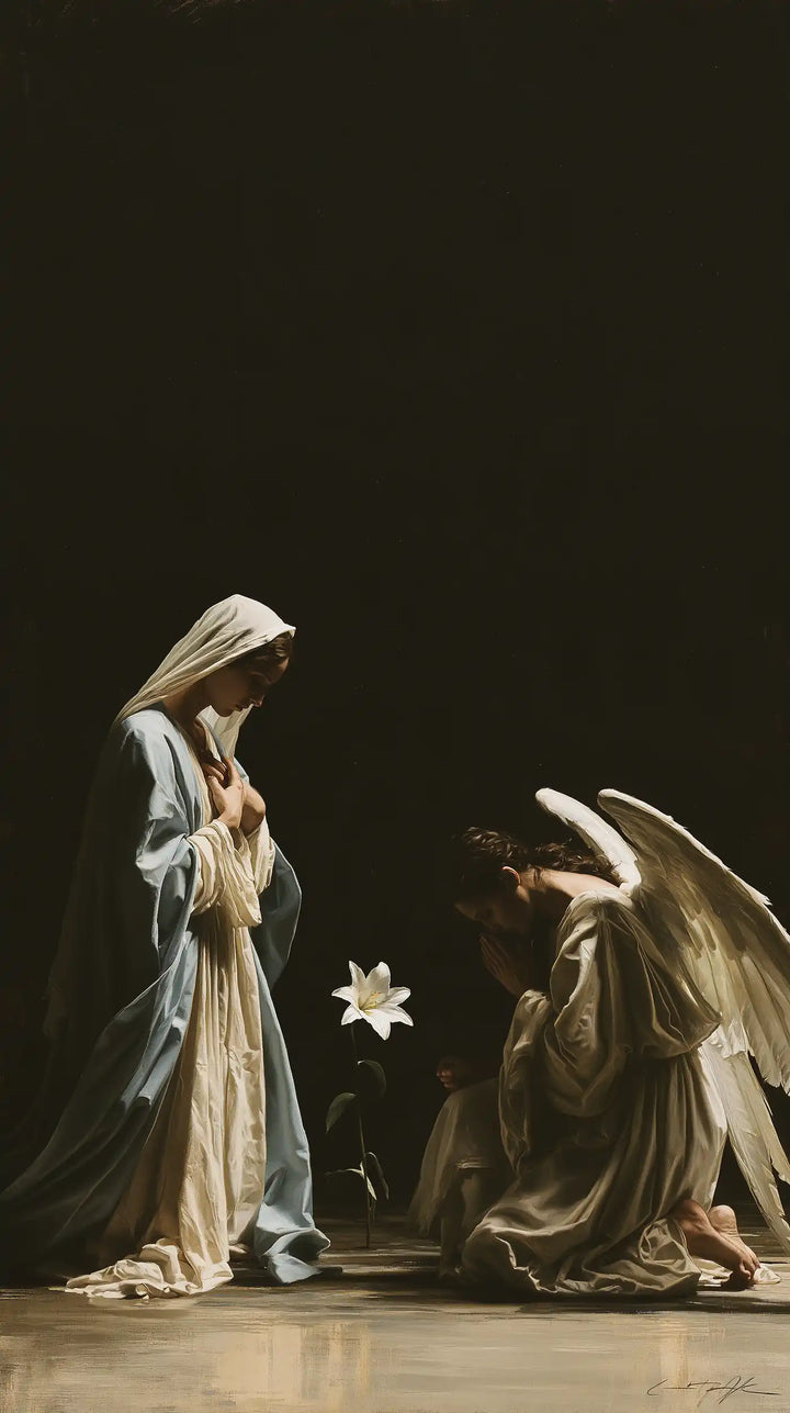 The Annunciation - Contemporary Minimalism · Portrait n° 4