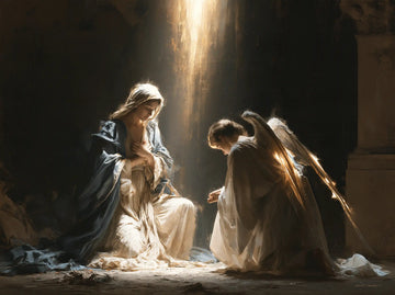 The Annunciation - Divine Light Descending upon Mary · Landscape n° 7