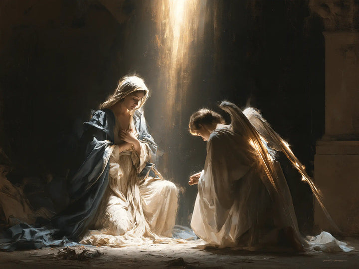 The Annunciation - Divine Light Descending upon Mary · Landscape n° 7