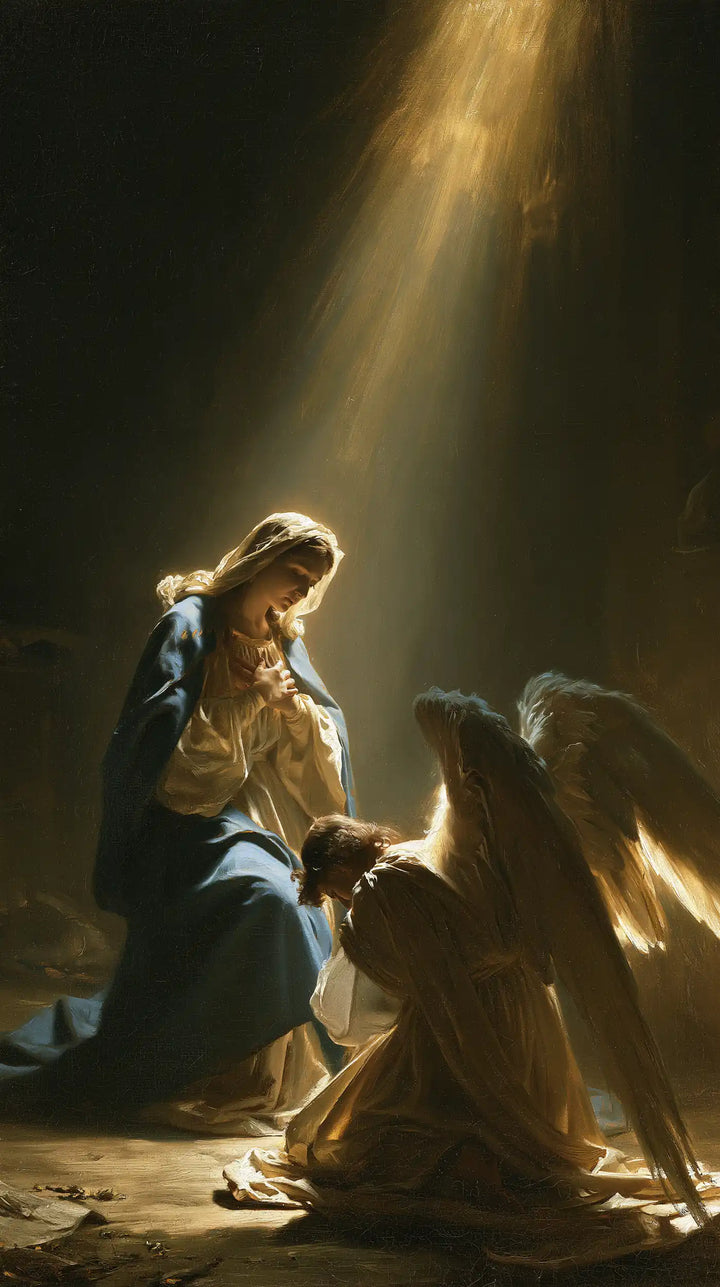 The Annunciation - Divine Light Descending upon Mary · Portrait n° 5