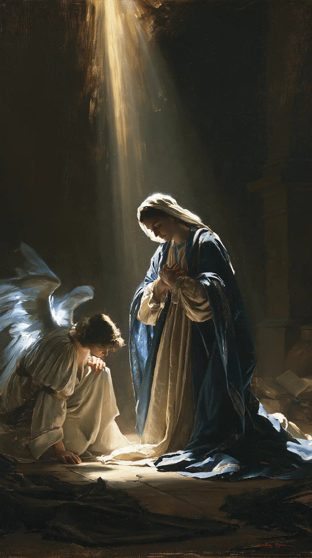 The Annunciation - Divine Light Descending upon Mary · Portrait n° 7