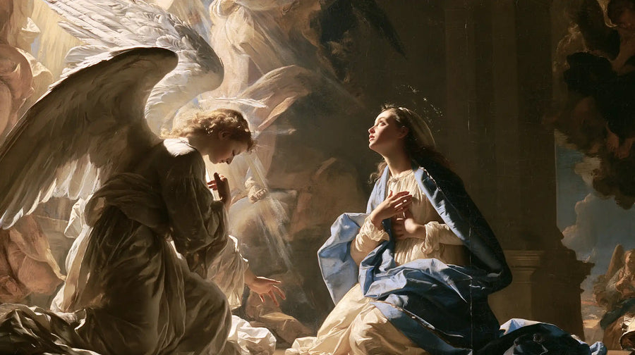 The Annunciation - Gabriel in Radiant Light · Landscape n° 4