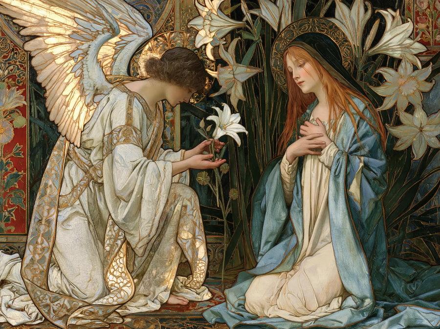 The Annunciation - Sacred Art Nouveau · Landscape n° 2