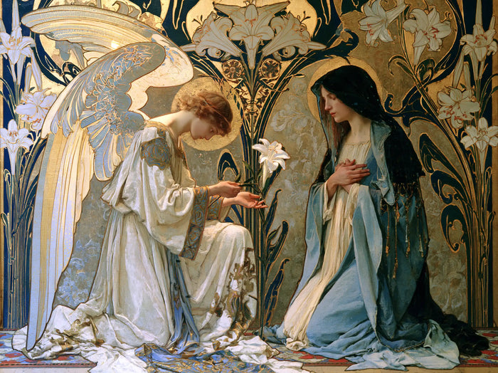 The Annunciation - Sacred Art Nouveau · Landscape n° 9