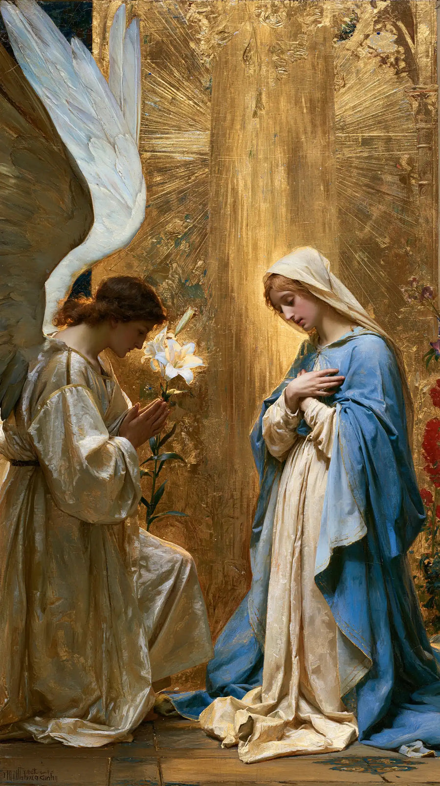 The Annunciation - Sacred Gold · Portrait n° 7