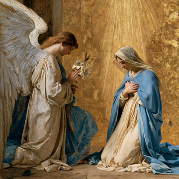 The Annunciation - Sacred Gold · Square n° 1