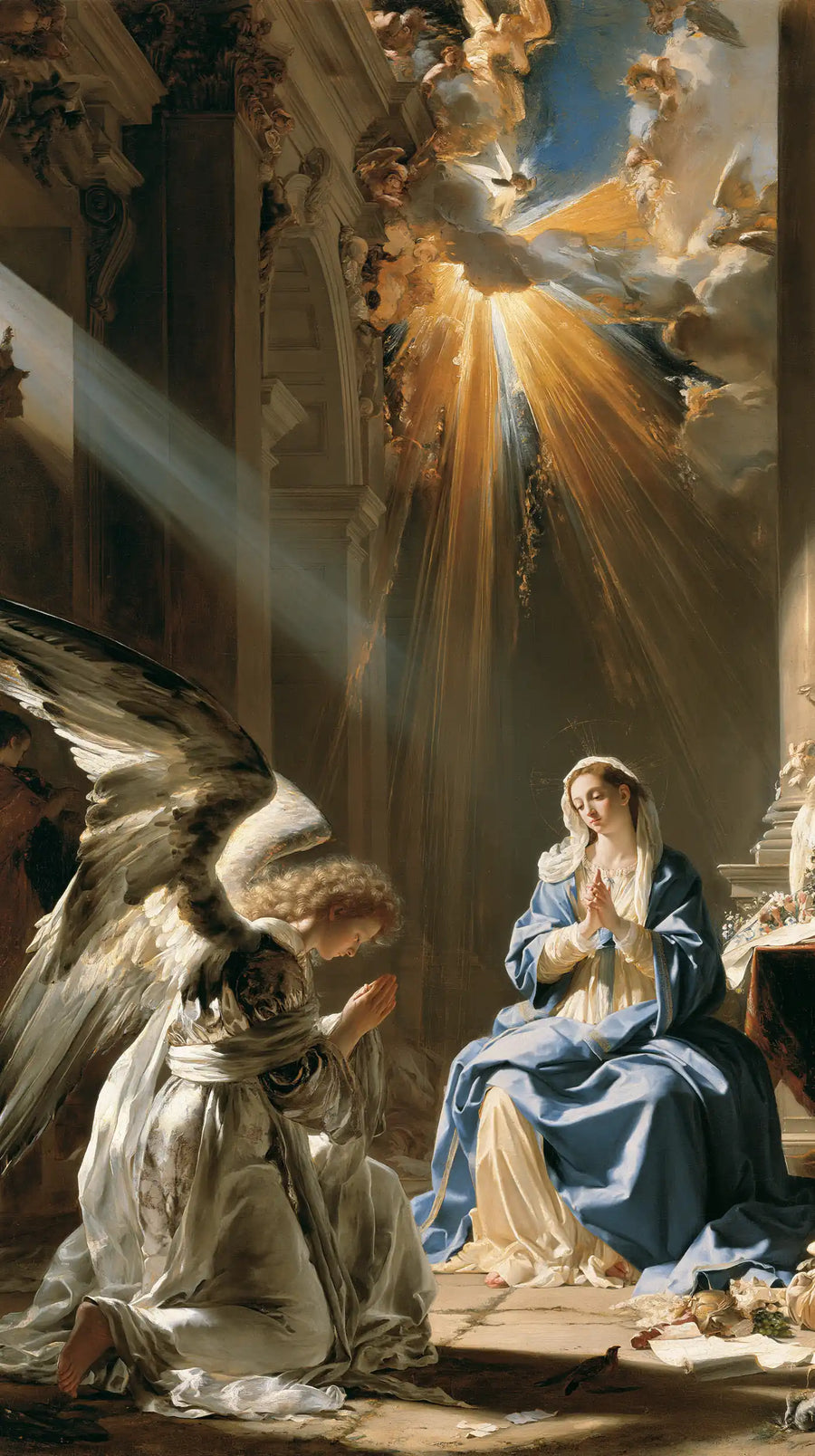 The Annunciation - Sacred Monumental View · Portrait n° 3