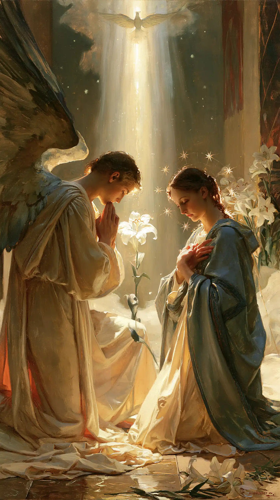 The Annunciation - Symbolist · Portrait n° 1