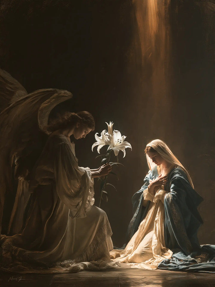 The Annunciation - The White Lily as Symbol · Portrait n° 11