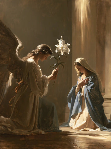 The Annunciation - The White Lily as Symbol · Portrait n° 17