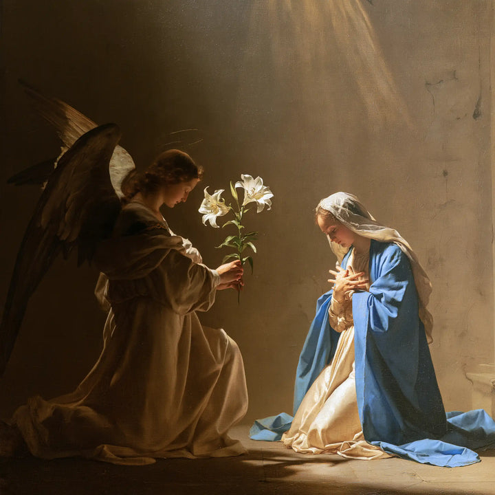 The Annunciation - The White Lily as Symbol · Square n° 9