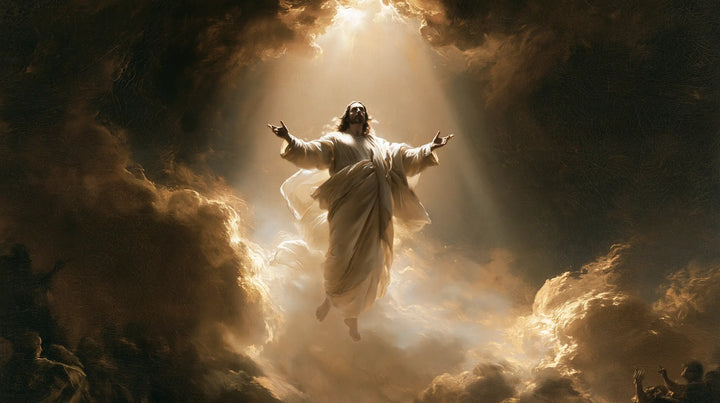 The Ascension of Jesus Christ - Black and Gold · Landscape n° 5