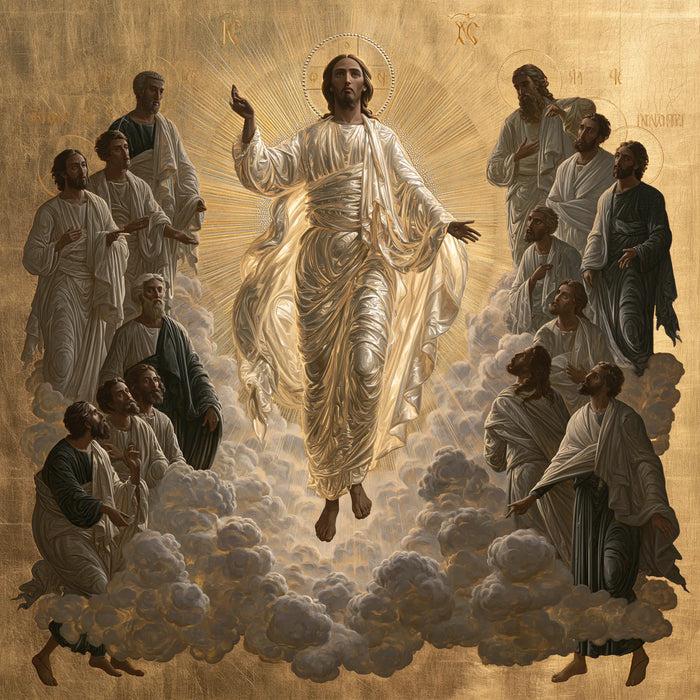 The Ascension of Jesus Christ - Contemporary Byzantine · Square n° 5