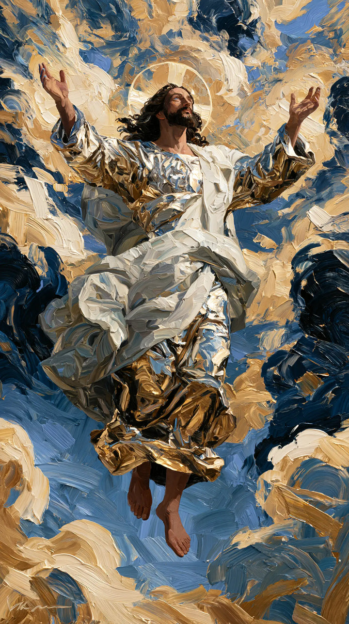 The Ascension of Jesus Christ - Expressionist · Portrait n° 4