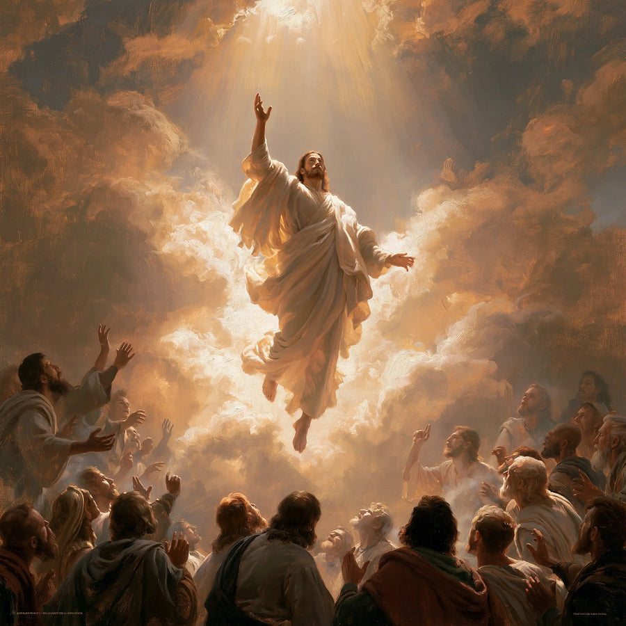 The Ascension of Jesus Christ - Jesus Blessing the Apostles · Square n° 3