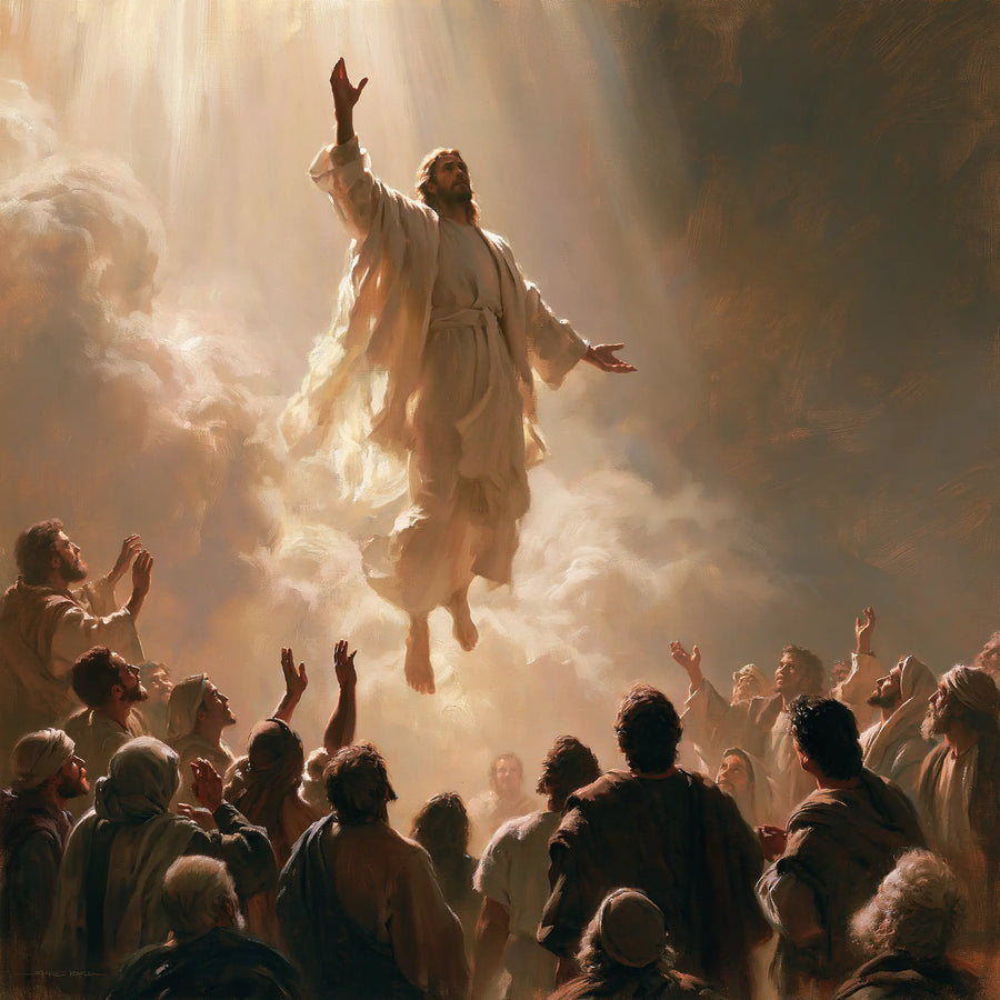 The Ascension of Jesus Christ - Jesus Blessing the Apostles · Square n° 8