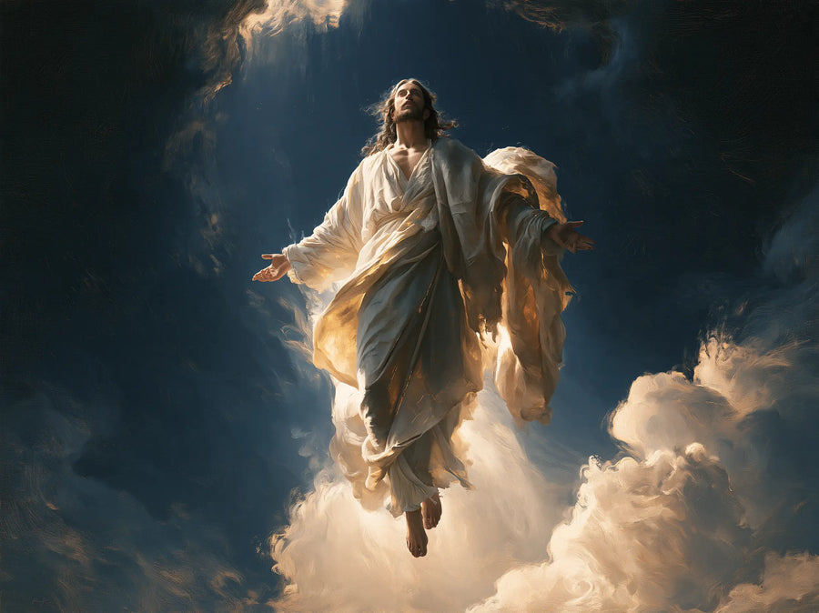 The Ascension of Jesus Christ - Midnight Blue Chiaroscuro · Landscape n° 4