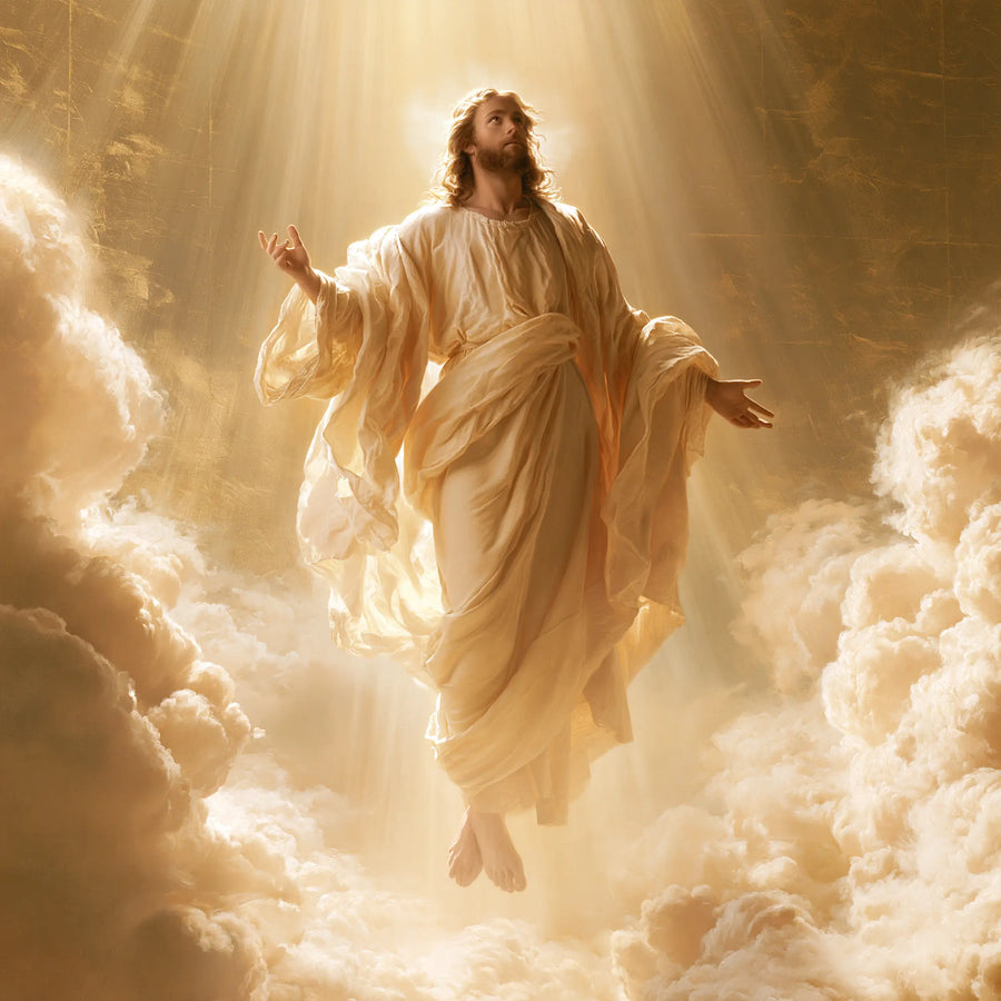 The Ascension of Jesus Christ - Sacred Gold · Square n° 2