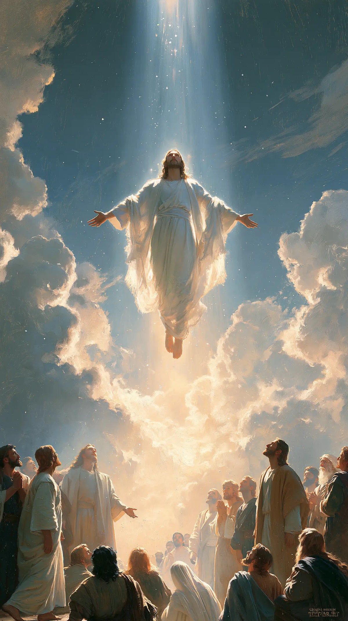 The Ascension of Jesus Christ - Symbolist · Portrait n° 3