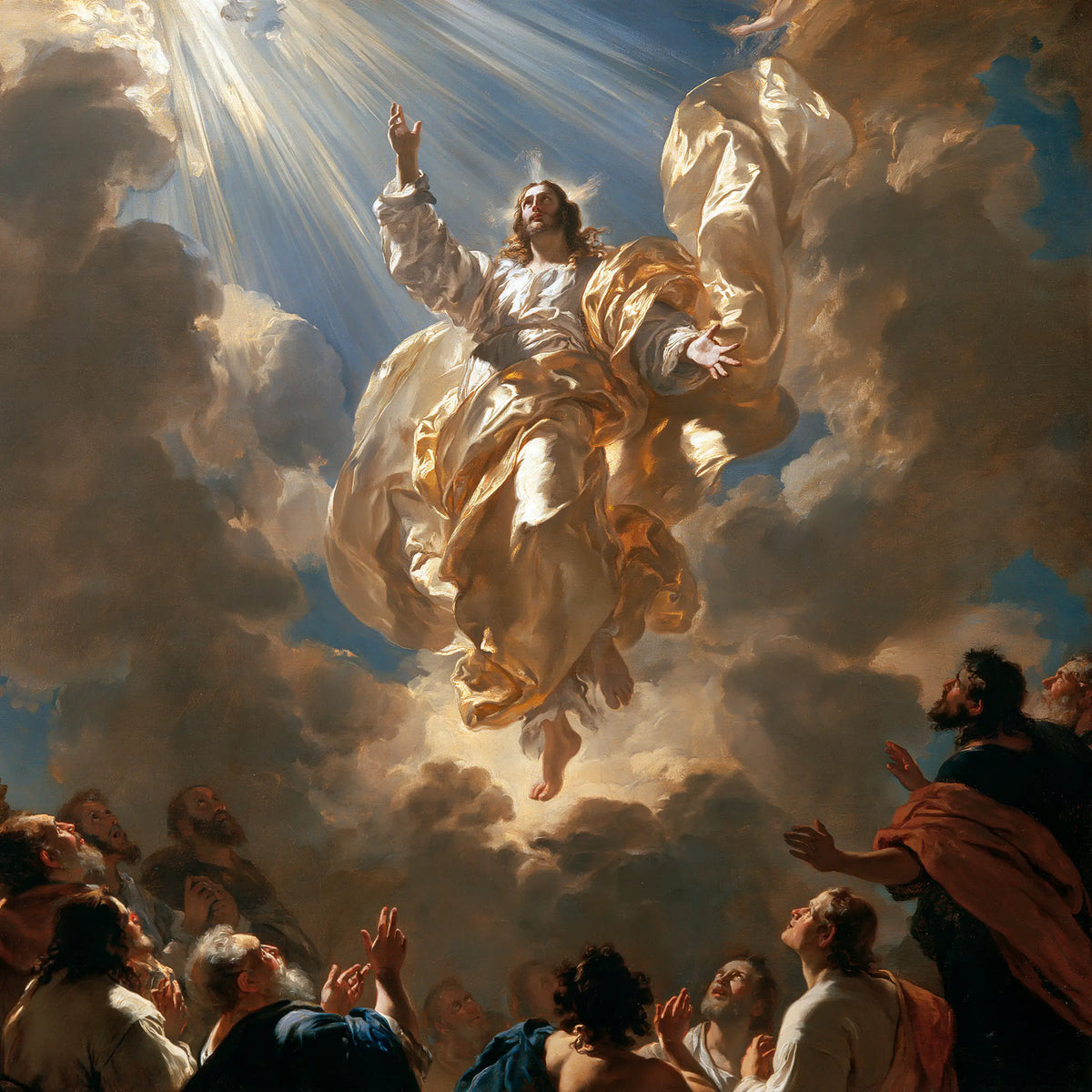 The Ascension of Jesus Christ - Theatrical Baroque · Square n° 1