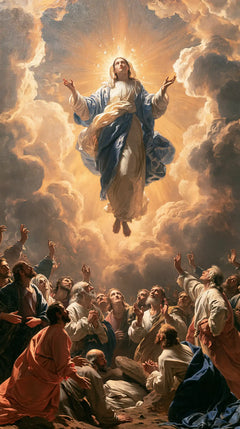 The Assumption of Mary — Glory Above the Red Garments