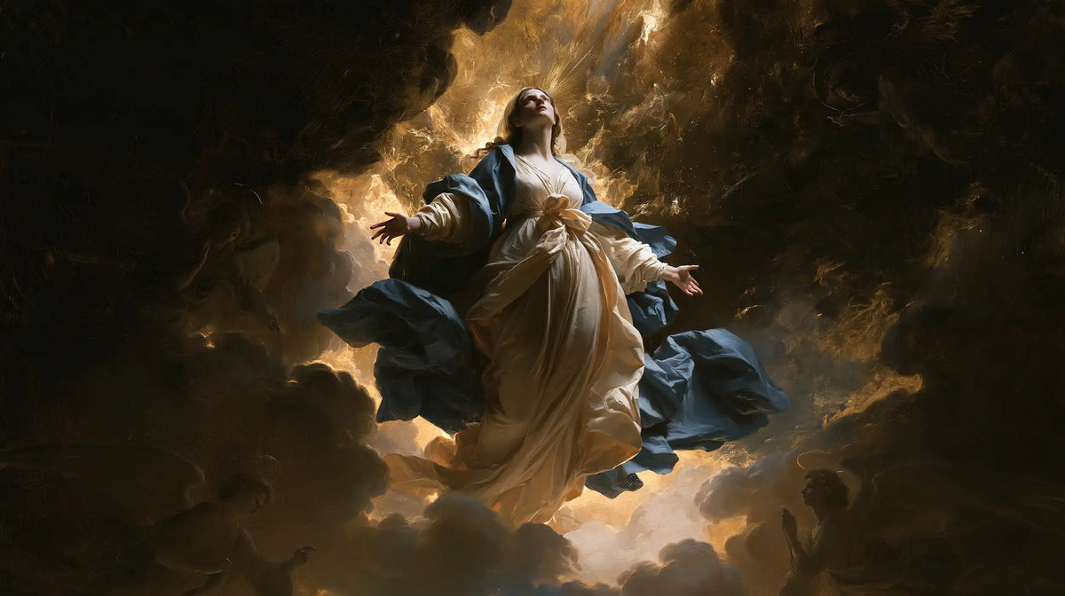 The Assumption of Mary — The Pale Robe in the Golden Wind