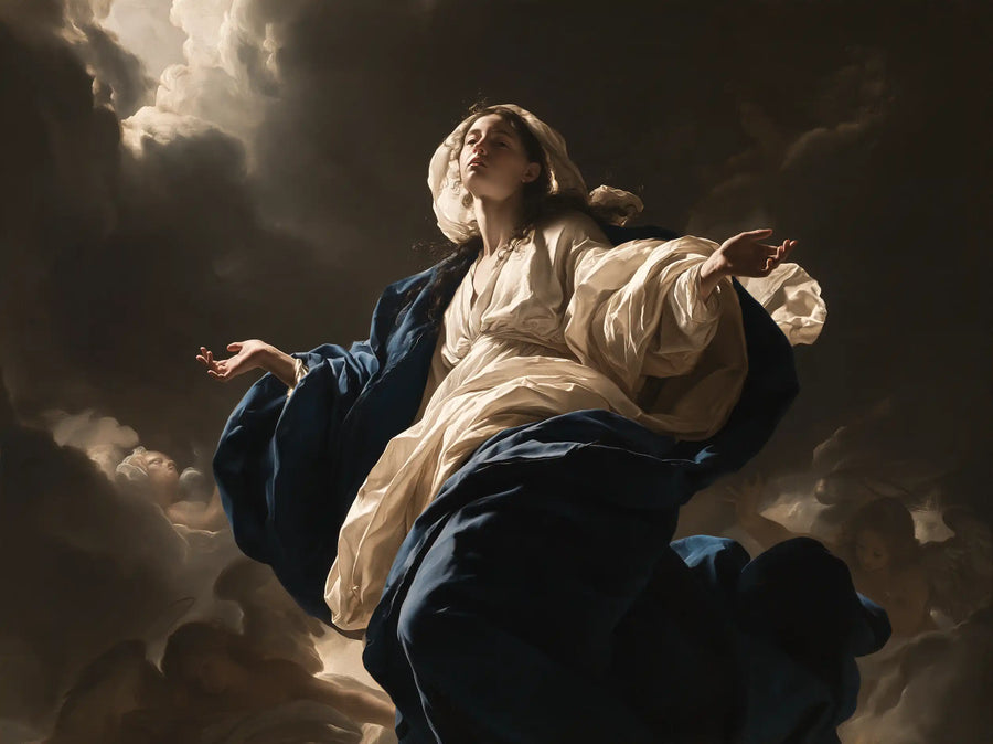 The Assumption of Mary - Caravaggio Tenebrism · Landscape n° 1