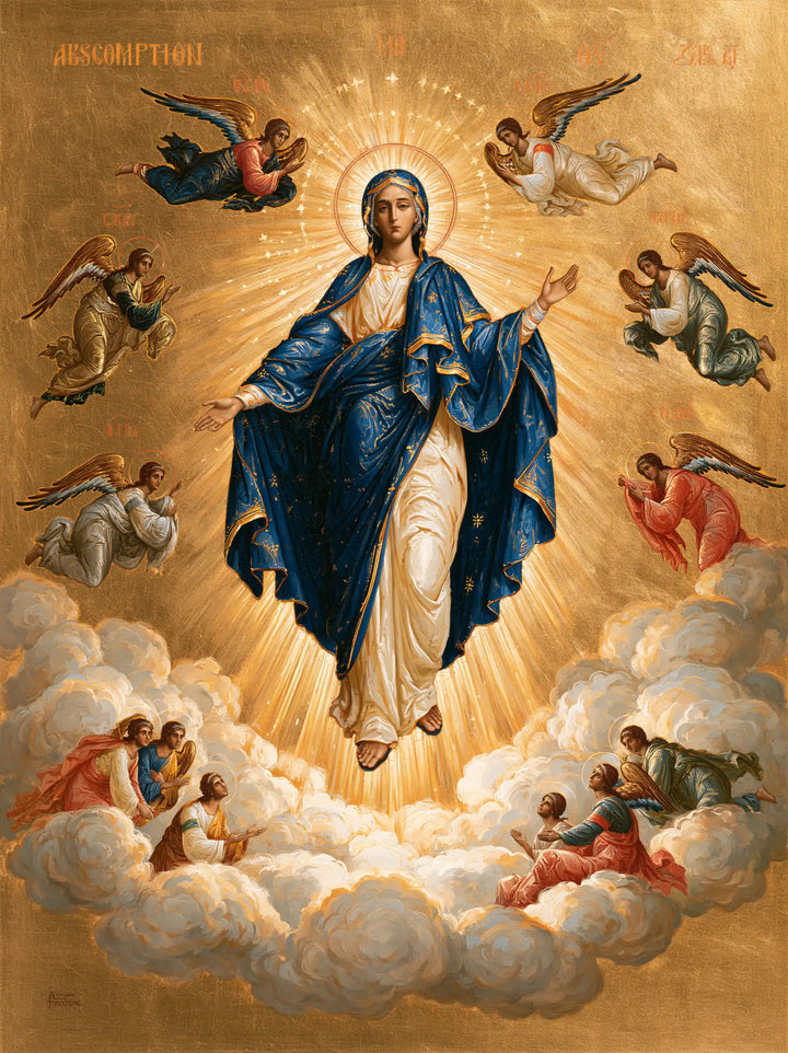 The Assumption of Mary - Contemporary Byzantine · Portrait n° 10