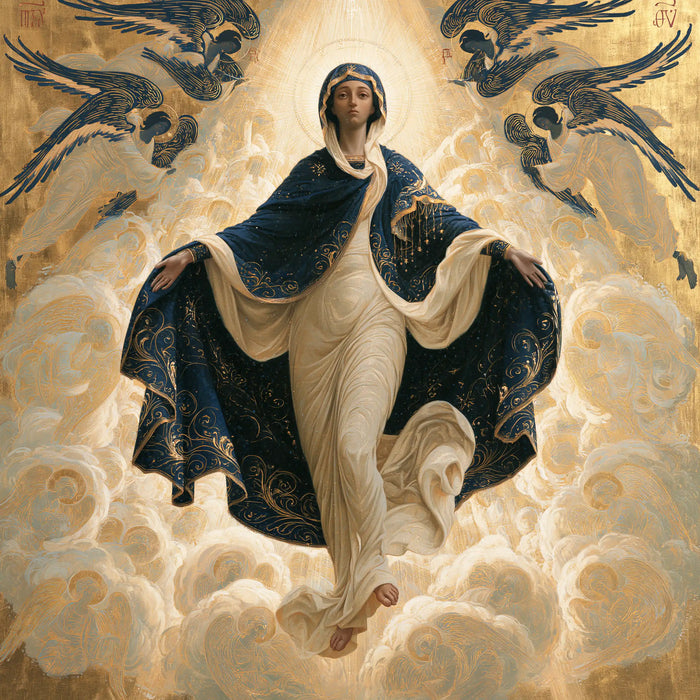 The Assumption of Mary - Contemporary Byzantine · Square n° 1