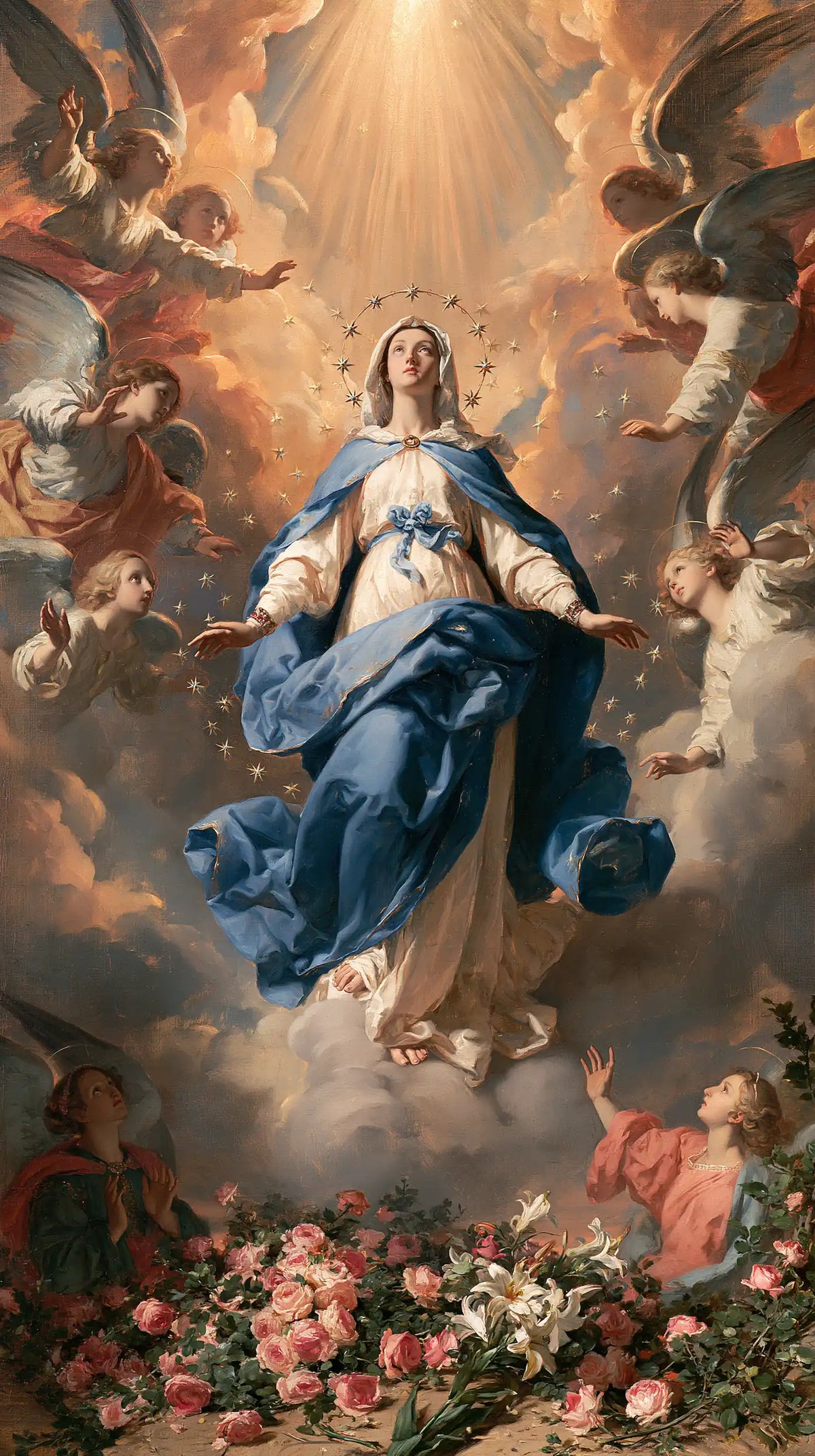 The Assumption of Mary - Assumption with a Flower-Filled Tomb · Portrait n° 5