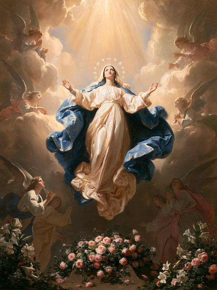 The Assumption of Mary - Assumption with a Flower-Filled Tomb · Portrait n° 11