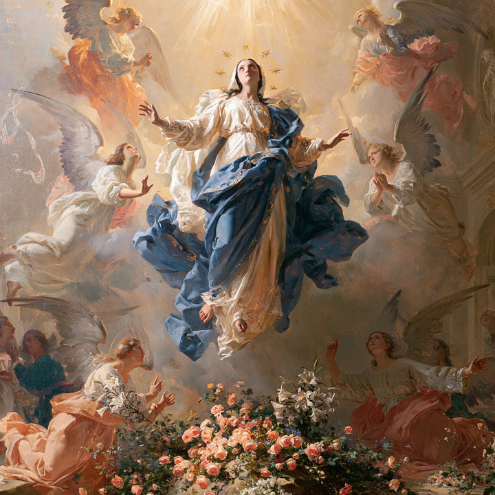 The Assumption of Mary - Assumption with a Flower-Filled Tomb · Square n° 2