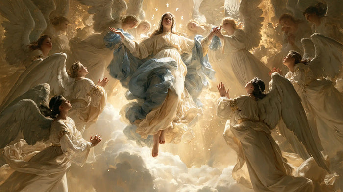 The Assumption of Mary — Grace Between the Guardians of Light