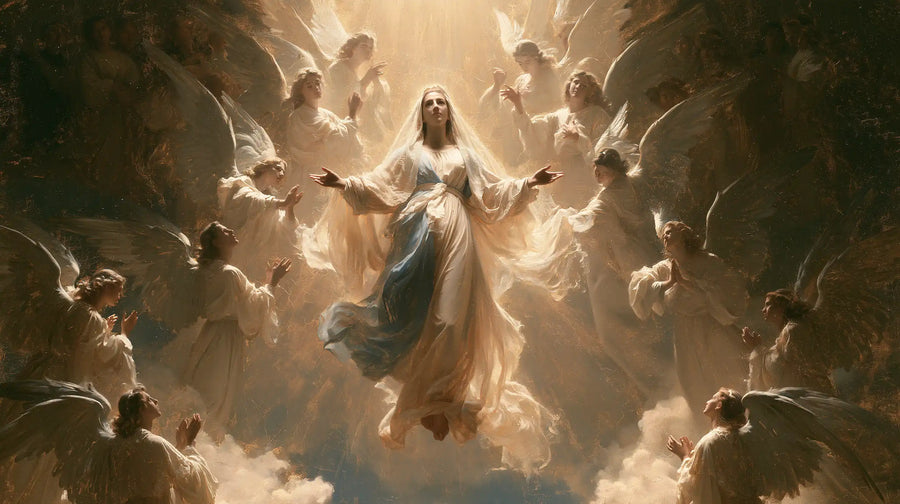 The Assumption of Mary - Mary Welcomed into Heaven · Landscape n° 6