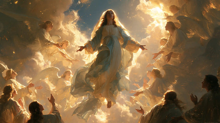 The Assumption of Mary - Mary Welcomed into Heaven · Landscape n° 11