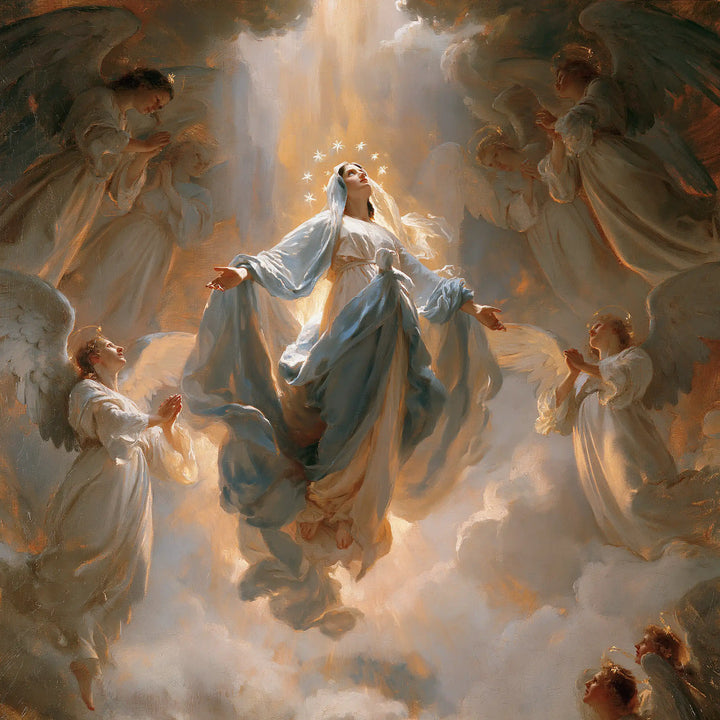 The Assumption of Mary - Mary Welcomed into Heaven · Square n° 2