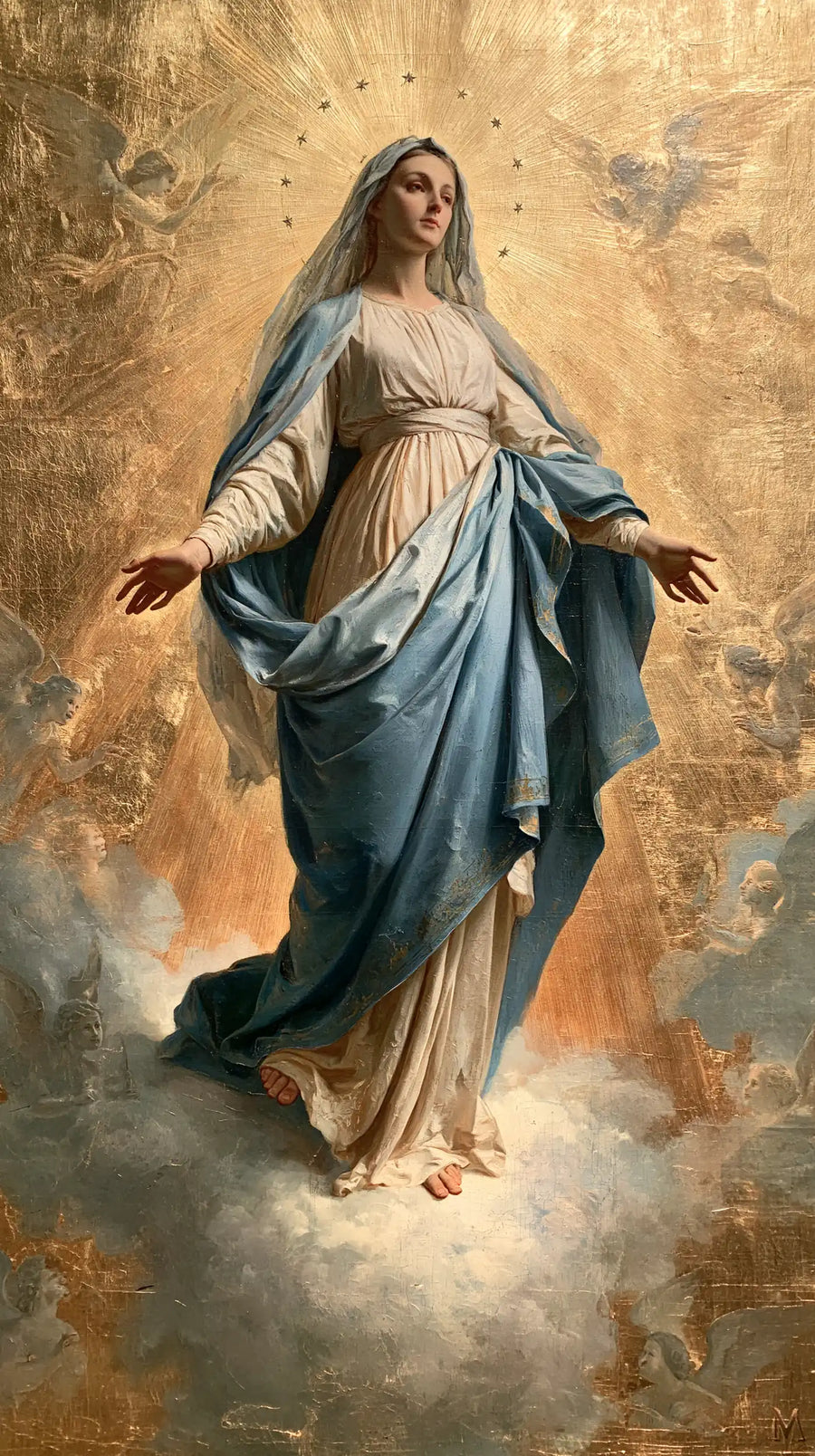 The Assumption of Mary - Sacred Gold · Portrait n° 9