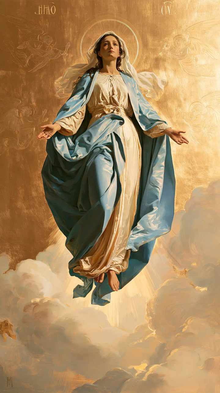 The Assumption of Mary - Sacred Gold · Portrait n° 10
