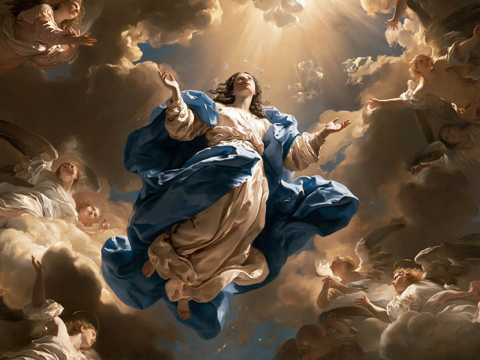 The Assumption of Mary — The Hand Toward the Golden Opening