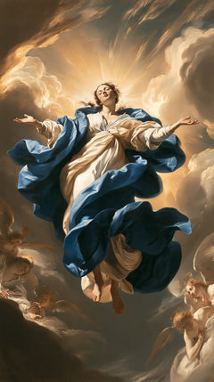 The Assumption of Mary — Ivory Carried into Light