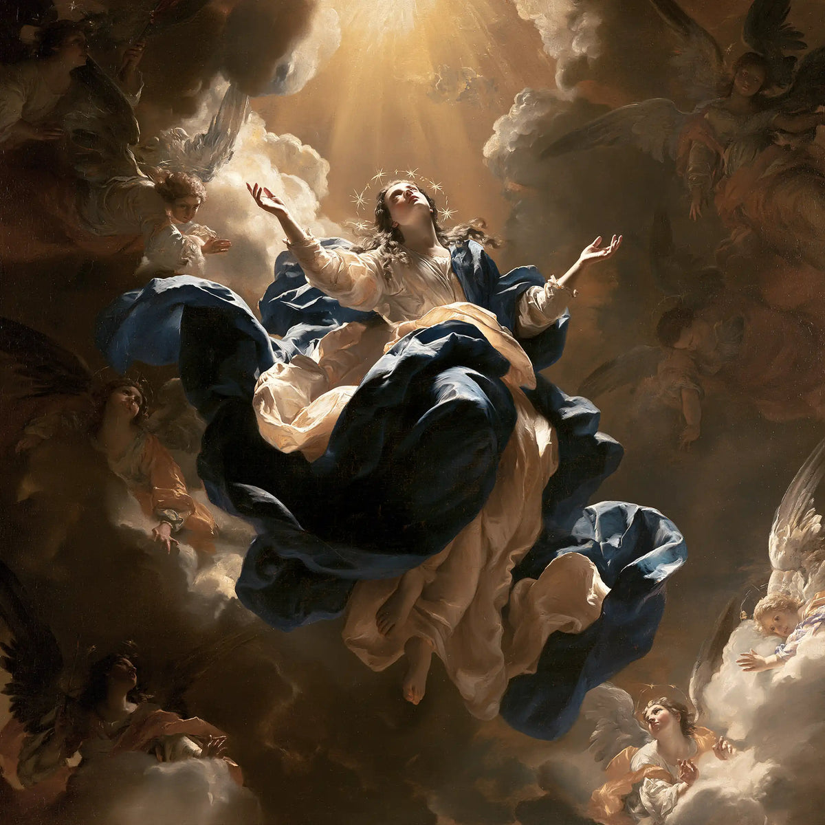 The Assumption of Mary - Theatrical Baroque · Square n° 1