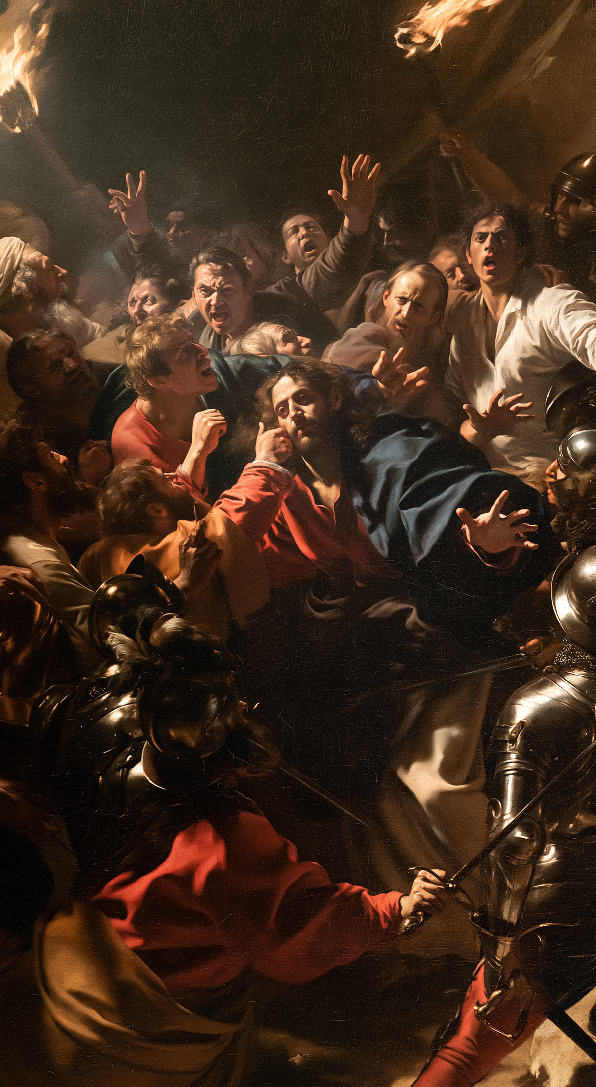 The Betrayal of Judas — The Throng Beneath Two Fires