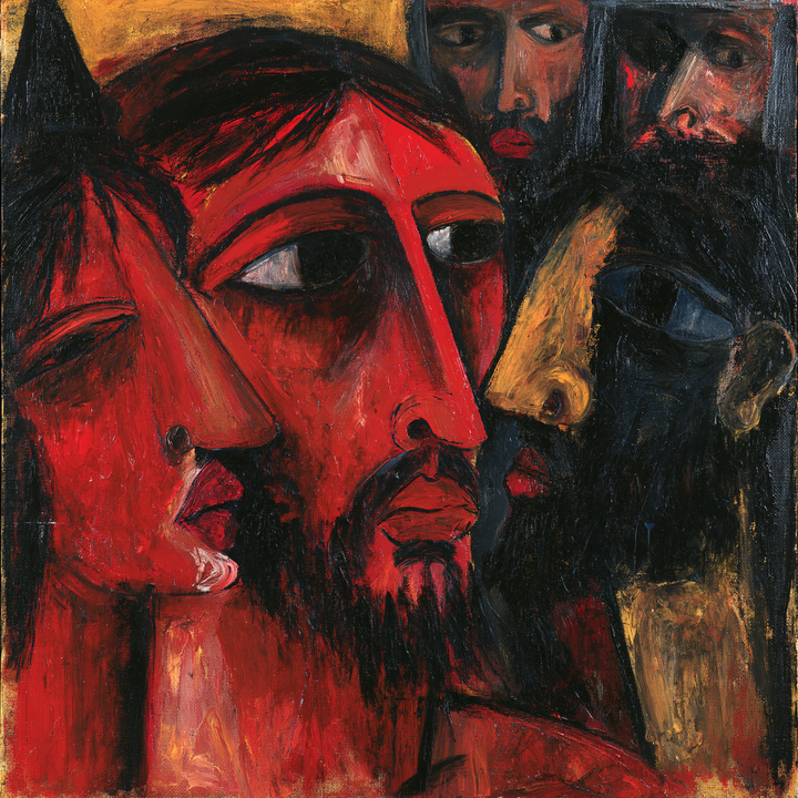 The Betrayal of Judas — Gazes Within the Inner Red