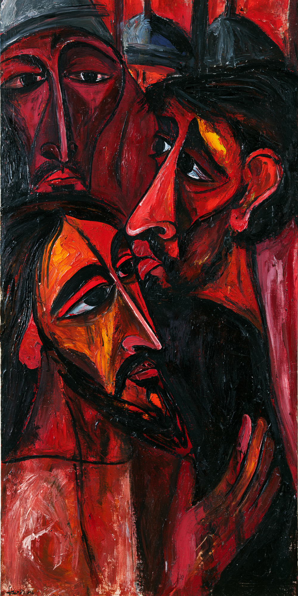 Il tradimento di Giuda - Espressionista · Ritratto n° 3 - Arte cristiana