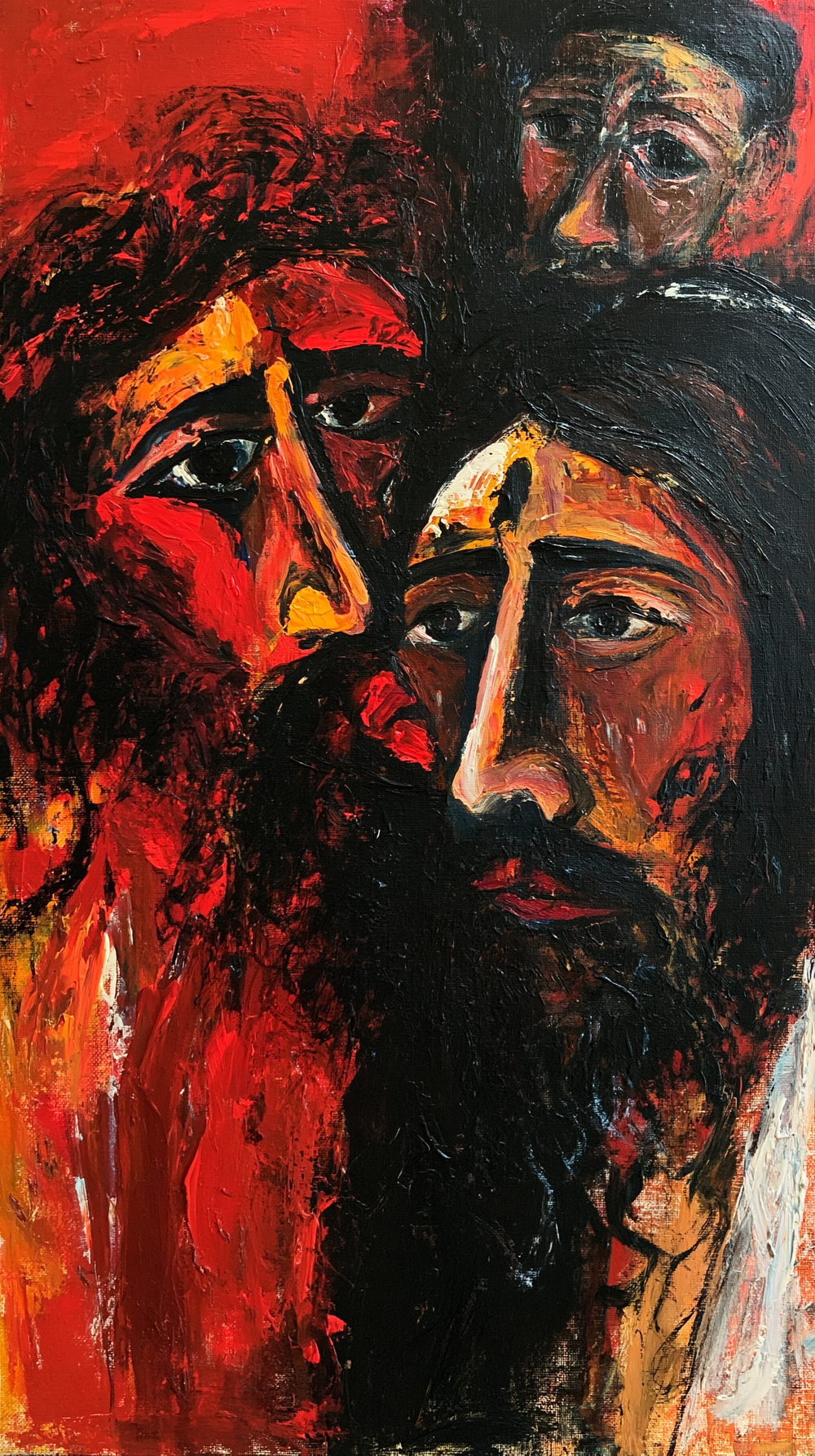Il tradimento di Giuda - Espressionista · Ritratto n° 4 - Arte cristiana